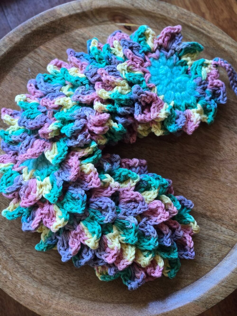 Handmade Crochet Unicorn Themed Windspinner